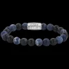 Armband | Armband^Rebel & Rose Stones Only - Blue Rocks - 8mm |