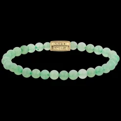Armband | Armband^Rebel & Rose Stones Only - Bottle Green PMD Yellowgold - 6mm - po |