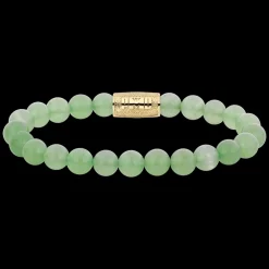 Armband | Armband^Rebel & Rose Stones Only - Bottle Green PMD Yellowgold - 8mm - po |