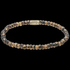 Armband^Rebel & Rose Stones Only - Glass Rocks Tiger Yellowgold - 4mm |