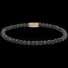 Armband^Rebel & Rose Stones Only - Green Glam Rocks Yellowgold - 4mm |