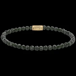 Armband^Rebel & Rose Stones Only - Green Glam Rocks Yellowgold - 4mm |