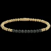 Armband^Rebel & Rose Stones Only - Green Glam Rocks Meets Yellowgold - 4mm |