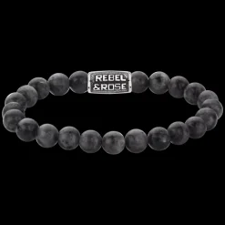 Armband^Rebel & Rose Stones Only - Grey Seduction Vintage - 8mm |