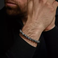 Armband | Armband^Rebel & Rose Stones Only - Grey Seduction - 8mm |