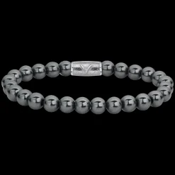Armband | Armband^Rebel & Rose Stones Only - Grey Silver Shine DV - 8mm |