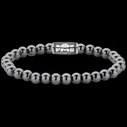 Armband | Armband^Rebel & Rose Stones Only - Grey Silver Shine PMD - 6mm |