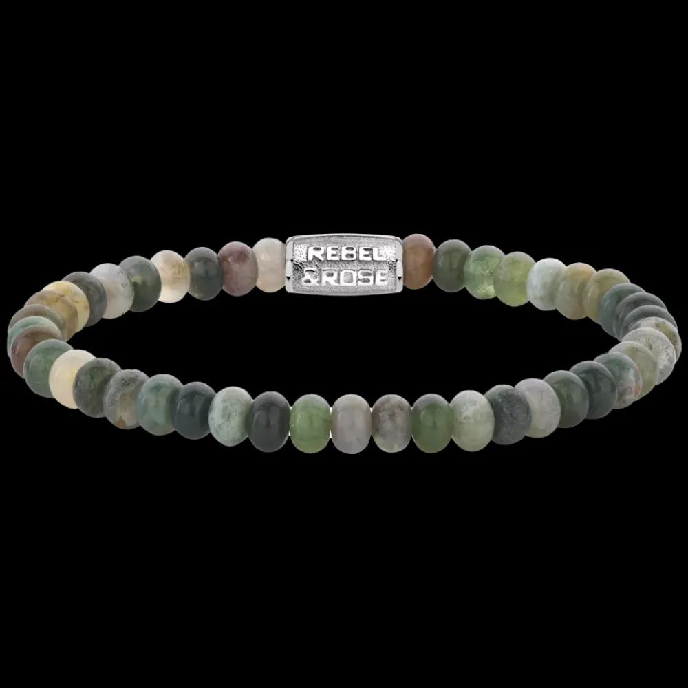Armband | Armband^Rebel & Rose Stones Only - Indian Summer Round Slices - 6mm |