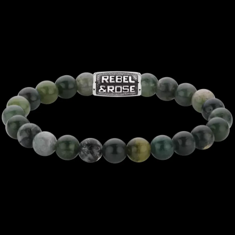 Armband | Armband^Rebel & Rose Stones Only - Indian Summer Round Slices - 6mm |