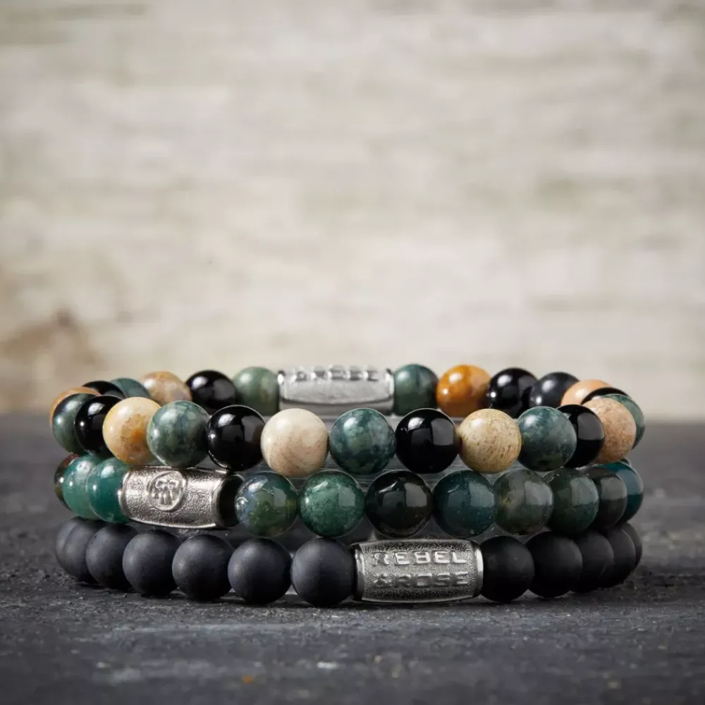Armband | Armband^Rebel & Rose Stones Only - Mad Panther - 8mm |