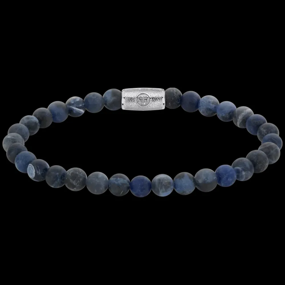 Armband | Armband^Rebel & Rose Stones Only - Matt Midnight - 6mm |