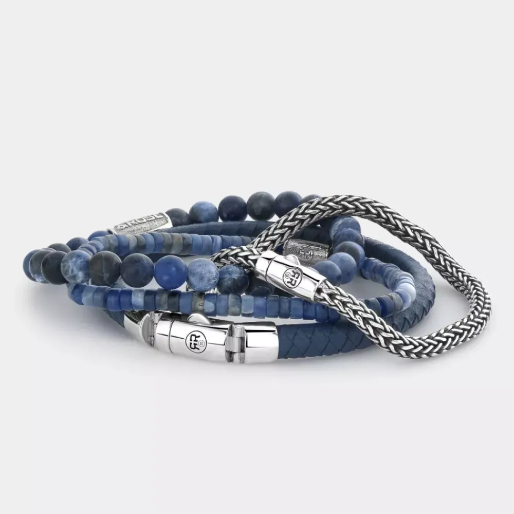 Armband | Armband^Rebel & Rose Stones Only - Matt Midnight - 6mm |