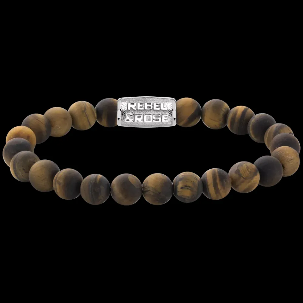 Armband | Armband^Rebel & Rose Stones Only - Matt Tiger Lily - 8mm |