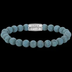 Armband | Armband^Rebel & Rose Stones Only - Matt Turquoise Delight - 8mm |