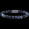 Armband^Rebel & Rose Stones Only - Midnight Blue Vintage - 8mm |