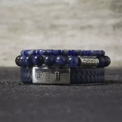 Armband | Armband^Rebel & Rose Stones Only - Midnight Blue - 8mm |
