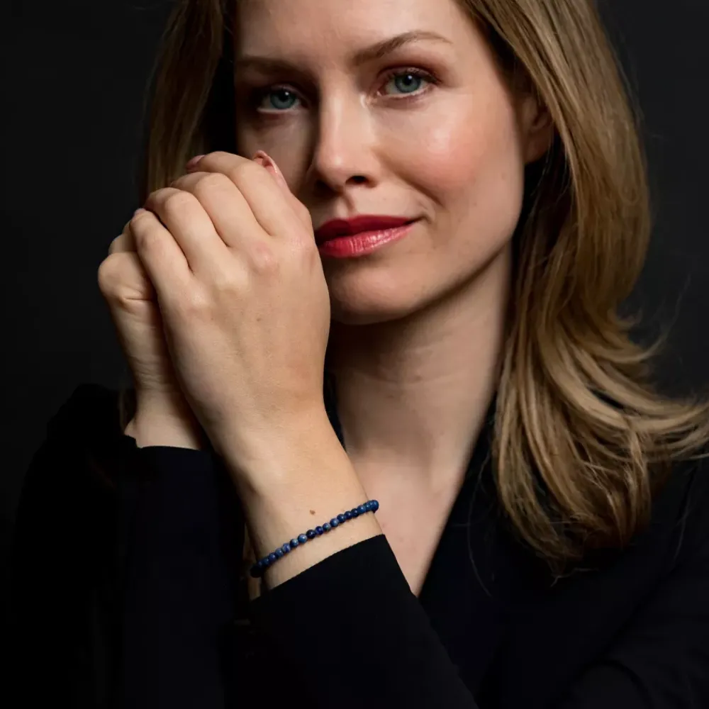 Armband | Armband^Rebel & Rose Stones Only - Midnight Blue - 4mm |