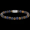 Armband^Rebel & Rose Stones Only - Mix Tiger Lapis - 6mm |