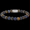 Armband^Rebel & Rose Stones Only - Mix Tiger Lapis - 8mm |