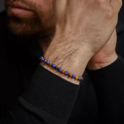 Armband^Rebel & Rose Stones Only - Mix Tiger Lapis - 6mm |