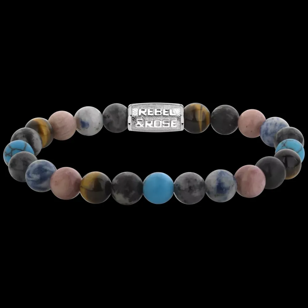 Armband^Rebel & Rose Stones Only - Ocean Coral - 8mm |