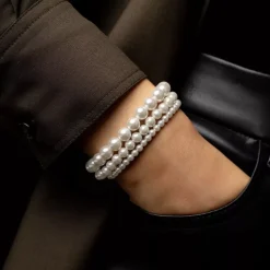 Armband | Armband^Rebel & Rose Stones Only - Pearl Gem - 8mm |