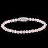 Armband^Rebel & Rose Stones Only - Pink Rose - 4mm |