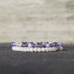 Armband^Rebel & Rose Stones Only - Pink Rose - 4mm |