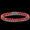 Armband^Rebel & Rose Stones Only - Red Delight Vintage - 6mm |