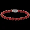 Armband^Rebel & Rose Stones Only - Red Delight Vintage - 8mm |