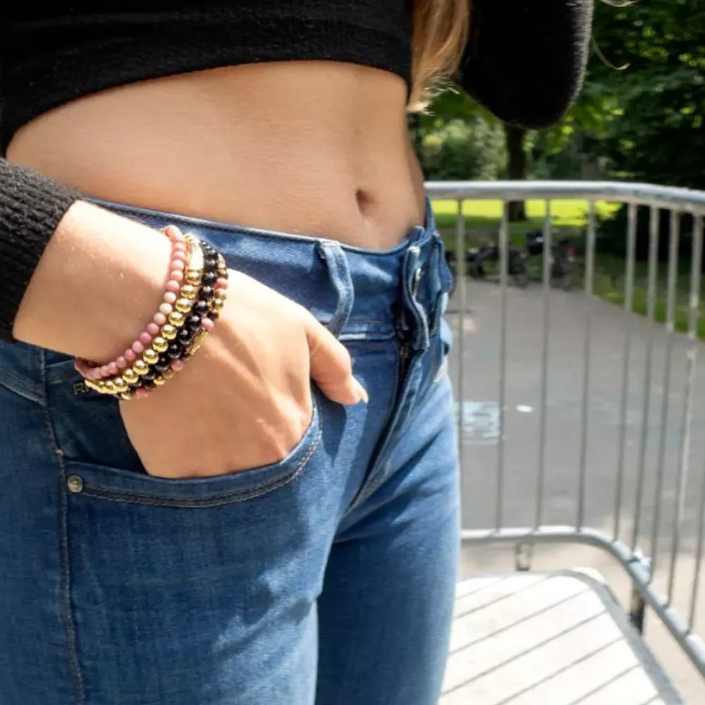 Armband^Rebel & Rose Stones Only - Rose Garden Yellowgold - 4mm |