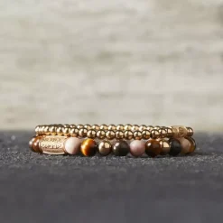 Armband^Rebel & Rose Stones Only - Rosegold Rocks - 4mm |