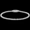 Armband | Armband^Rebel & Rose Stones Only - Silver Shine - 3mm |
