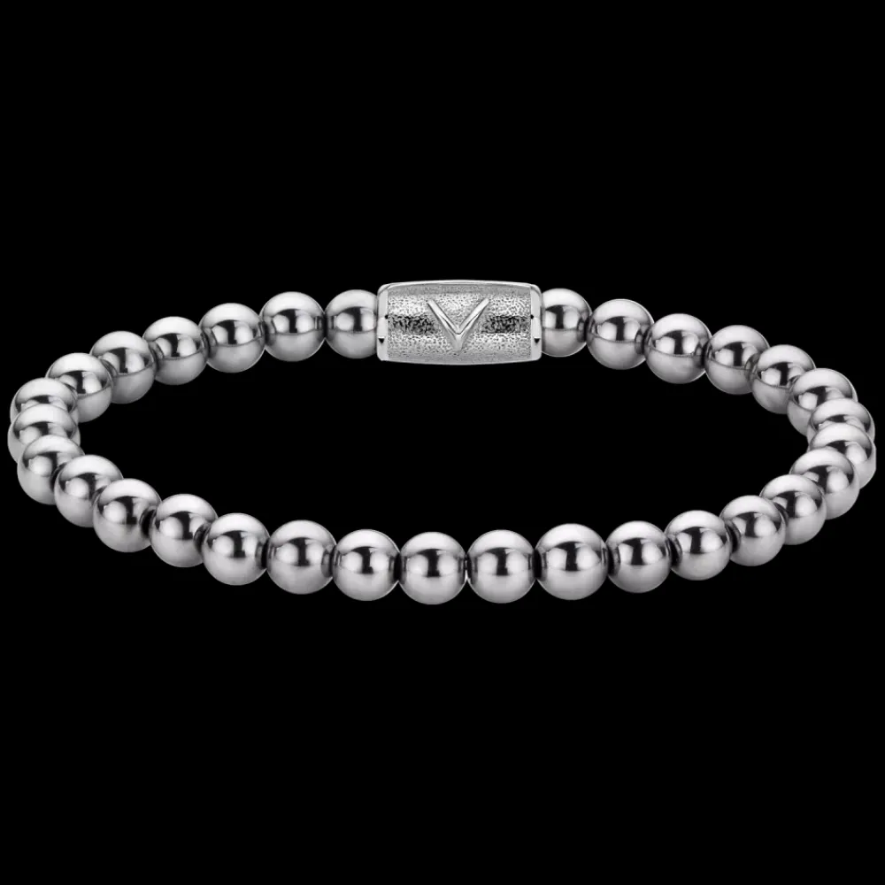 Armband | Armband^Rebel & Rose Stones Only - Silver Shine DV - 6mm |