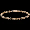 Armband^Rebel & Rose Stones Only - Sunset Beach - Rosegold ionplated - 4mm |