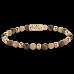 Armband^Rebel & Rose Stones Only - Sunset Beach - 6mm - Rosegold ionplated |