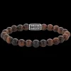 Armband | Armband^Rebel & Rose Stones Only - Tiger Red Vintage - 8mm |