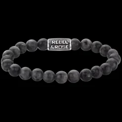 Armband^Rebel & Rose Stones Only - Tiger Red Vintage - 6mm |