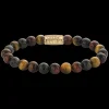 Armband | Armband^Rebel & Rose Stones Only - Who's afraid of the Tiger Yellowgold - 8mm |
