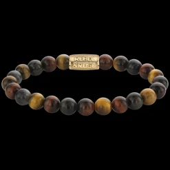 Armband | Armband^Rebel & Rose Stones Only - Who's afraid of the Tiger Yellowgold - 8mm |