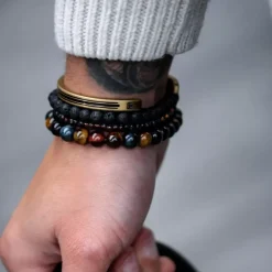 Armband^Rebel & Rose Stones Only - Who's afraid of the Tiger Vintage - 8mm |