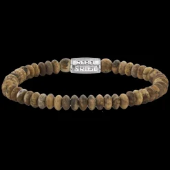 Armband | Armband^Rebel & Rose Stones Only - Woodstock Round Slices - 6mm |