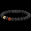 Armband | Armband^Rebel & Rose Stones Only - Yellowgold & Red Eye - 8mm |
