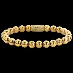 Armband | Armband^Rebel & Rose Stones Only - Yellowgold Handmade Rocks - 8mm |