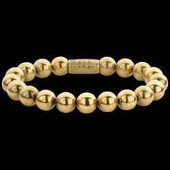 Armband | Armband^Rebel & Rose Stones Only - Yellowgold Handmade Rocks - 10mm |