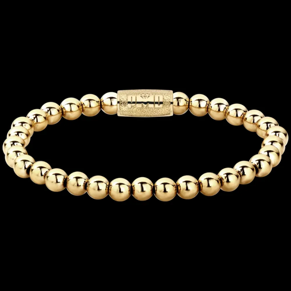 Armband | Armband^Rebel & Rose Stones Only - Yellowgold Rocks PMD - 6mm |