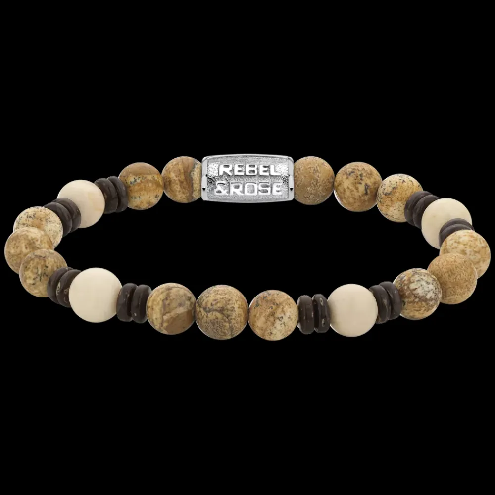 Armband^Rebel & Rose Variations - Variations Woodstock - 8mm |