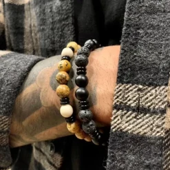 Armband^Rebel & Rose Variations - Variations Woodstock - 8mm |